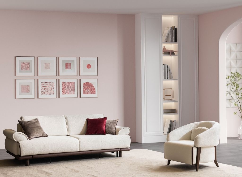 Lora Yataklı 3Y-3-1 Koltuk Takımı