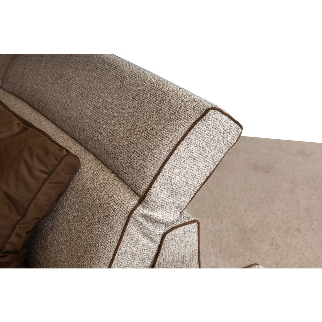 Mira Krem & Taba 3-3-1 Koltuk Takımı