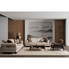 Mira Krem & Taba 3-3-1 Koltuk Takımı