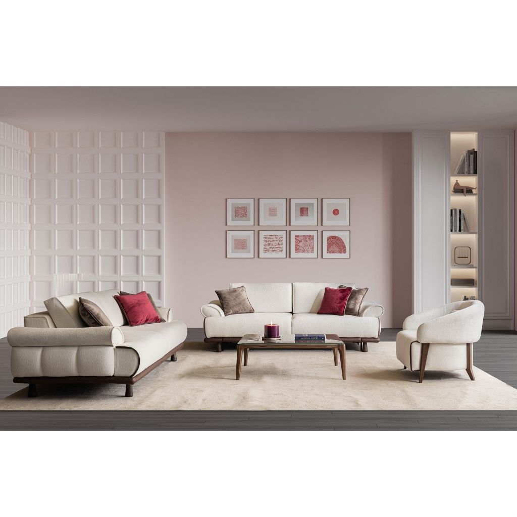 Lora Yataklı 3Y-3-1 Koltuk Takımı