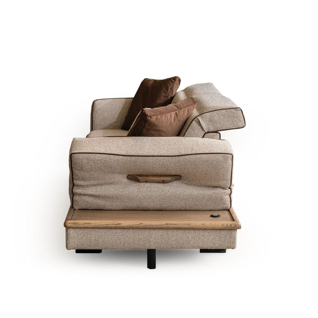 Mira Krem & Taba 3-3-1 Koltuk Takımı